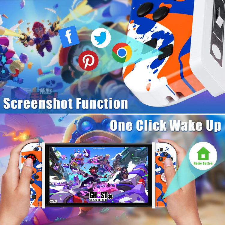 Bonacell vezeték nélküli kontroller Nintendo Switch-hez, Turbo és Gyro funkcióval - Image 4