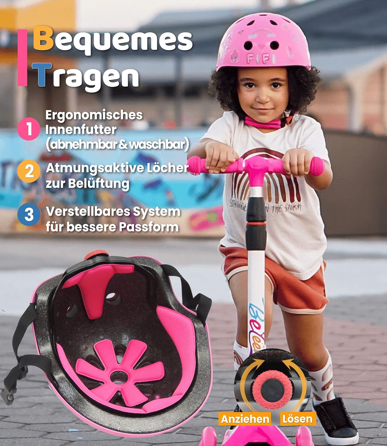 Gyerek kerékpársisak DIY matricákkal - CE tanúsított, többfunkciós védősisak - Image 4
