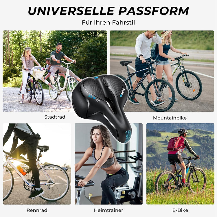 YOUNGDO Gél Kerékpárülés - Széles, Puha, Légáteresztő, Ergonomikus Nyereg Vízálló Borítással - Image 7