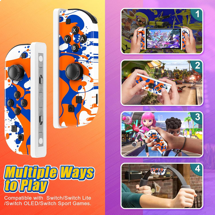Bonacell vezeték nélküli kontroller Nintendo Switch-hez, Turbo és Gyro funkcióval - Image 7