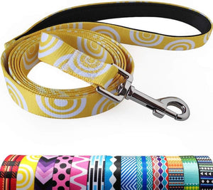 Virágos Mintás Nylon Kutyapóráz, Kis, Közepes és Nagy Méretű Kutyákhoz 1.8m - Outlet24