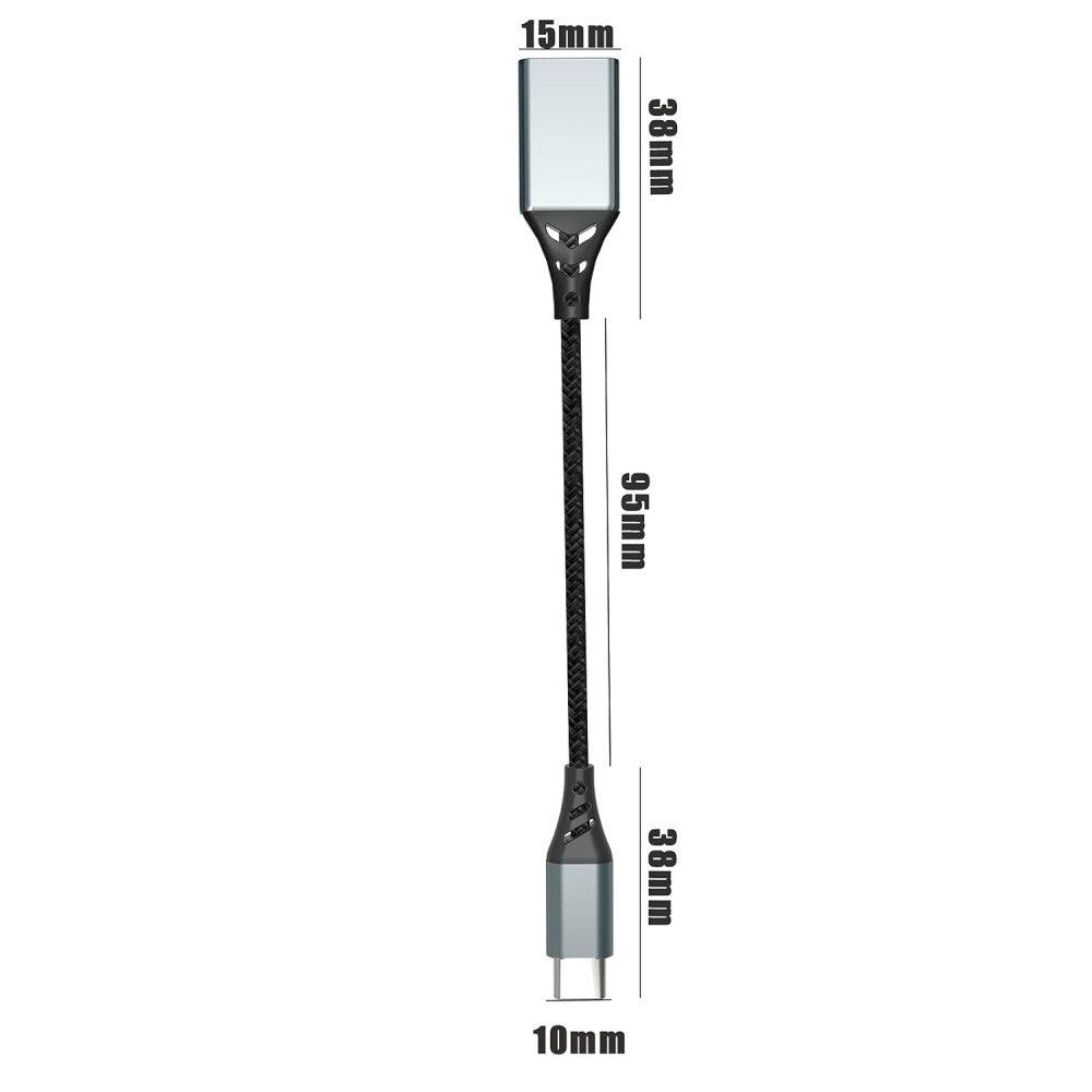 Targeal USB C - USB 2.0 Nylon Típusú C Töltőkábel, Kompatibilis PC, PS4/PS5, Xbox - Outlet24