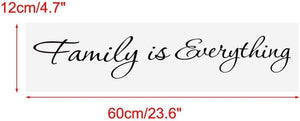 "Family is Everything" fali dekoráció 60 × 12 cm - Outlet24