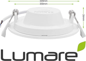 LED süllyesztett spotlámpa 230V, 18W 220 mm átmérőjű - Újracsomagolt termék - Outlet24
